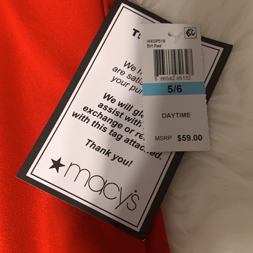 🆕B DARLIN Womens Red Short Sleeve Dress - Picture 11 of 13